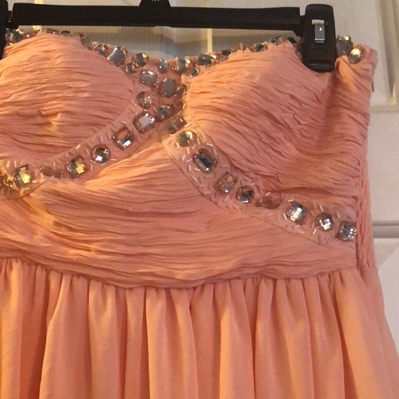 Strapless High Low Homecoming-ish Dress - Picture 2 of 12